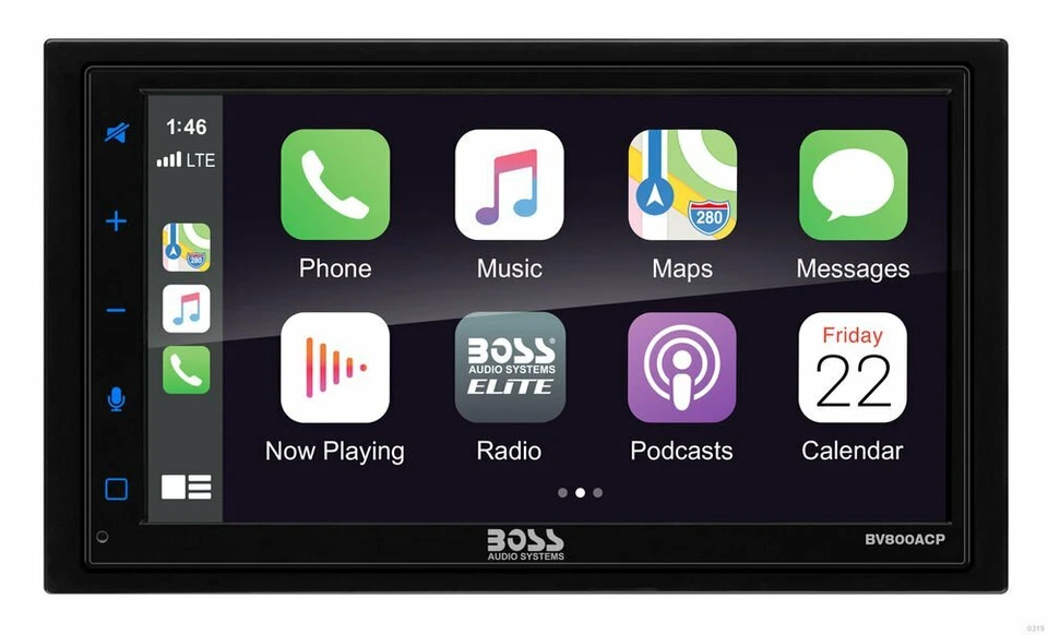 Boss BV850ACP 6.75" Double-DIN, Apple CarPlay & Android Auto Car Stereo Receiver - Image 2 of 3