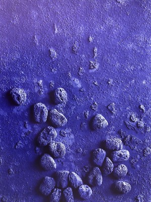 YVES KLEIN, 'BLUE SPONGE RELIEF,(RE 19),1958' RARE AUTHENTIC