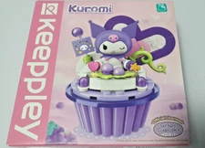 Kuromi Grape Cupcake Keeppley Building Block Set Sanrio Hello Kitty (Unopened)
