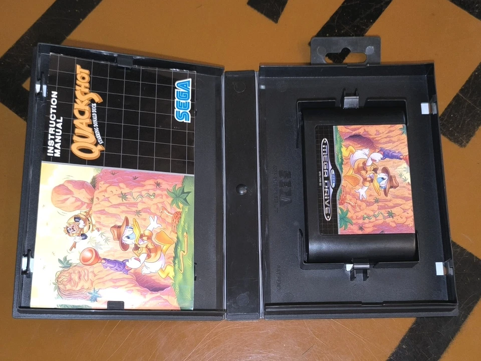 ## Quackshot Starring Donald Duck - Sega Mega Drive Game - Top / Cib ## - Image 2 of 2