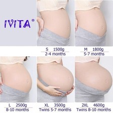 IVITA Artificial Fake Pregnant Belly Realistic Silicone Pregnancy Crossdresser
