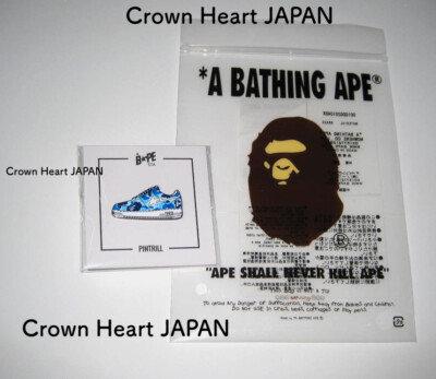 New A Bathing Ape ABC CAMO BAPE STA PINTRILL Blue PIN | eBay