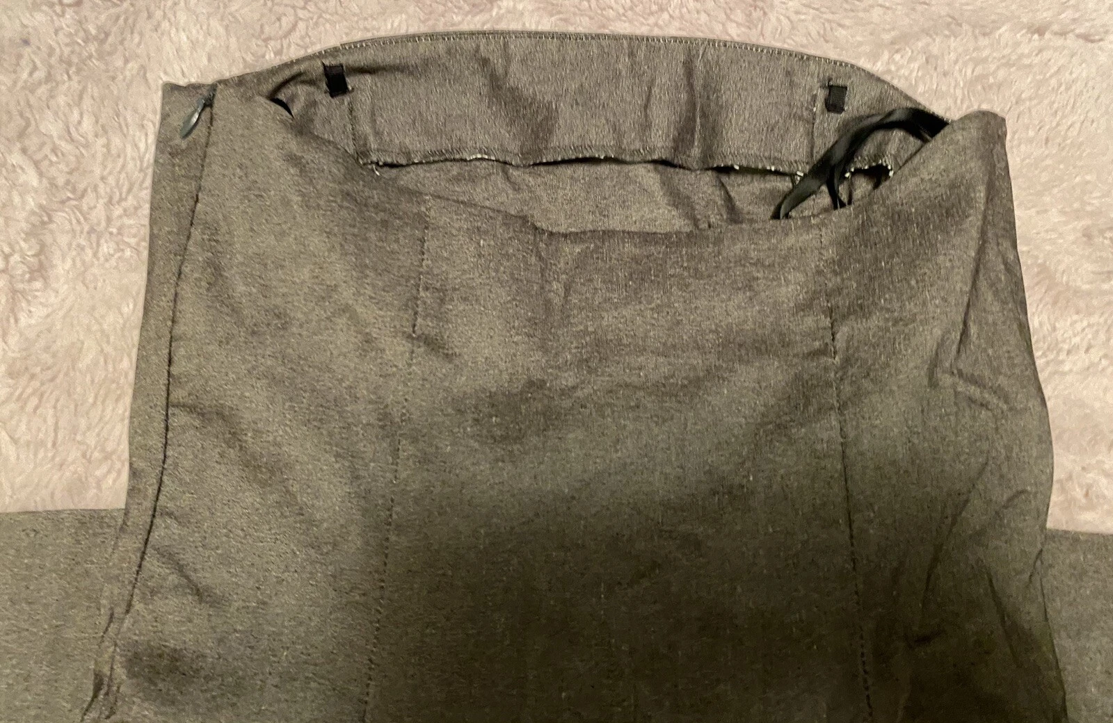 VETEMENTS Esprit abito tubino donna taglia 3 4 grigio business abbigliamento da lavoro