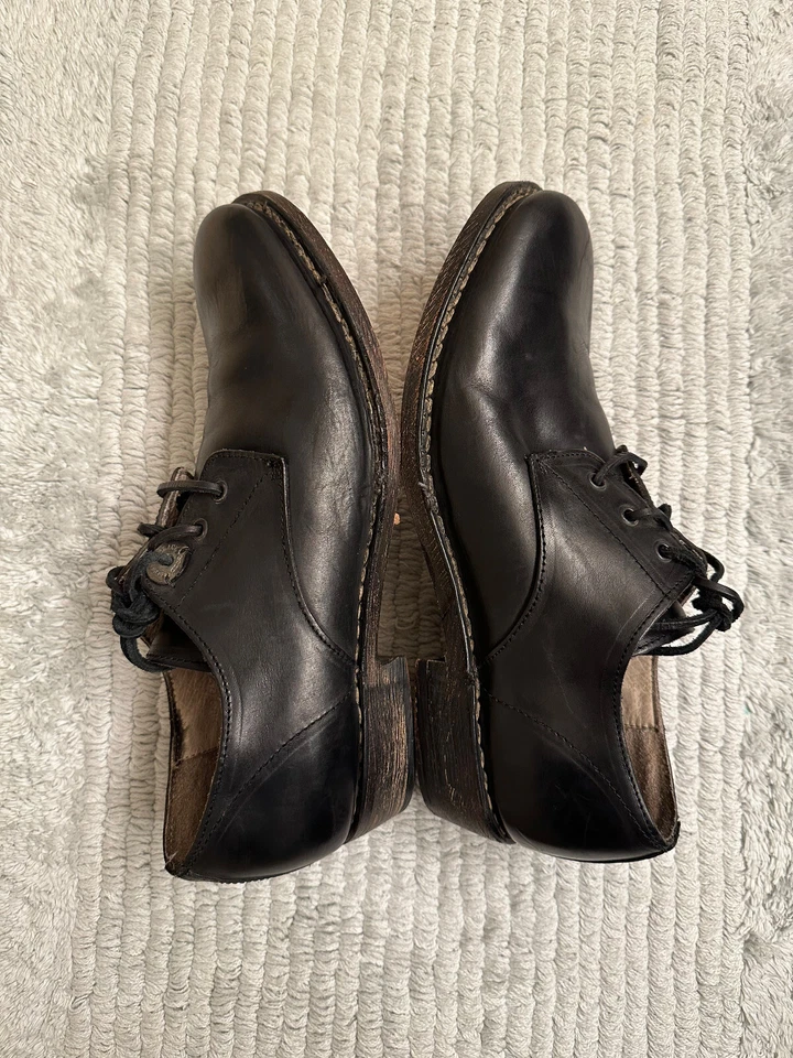 Oxford Diesel Hombre Negro Dorado Cuero Negro Hecho en Italia EU/43 Foto 4 de 4