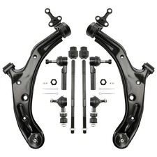 8pcs For 2002-2006 Nissan Sentra Front Lower Control Arm Tie Rod Sway Bar Links