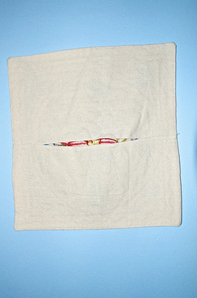 1 piece KASHMIRI ALL HAND EMBROIDERED DECORATIVE CUSHION COVERS - Image 2 of 3