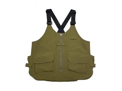 Snow Peak Bonfire Best Takibi Vest Olive Color Camping Clothing Size S Used  | eBay