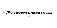Toyota Gazoo Racing Decals Camry Supra MK5 MR2 Celica Corolla GR86 Tacoma JDM