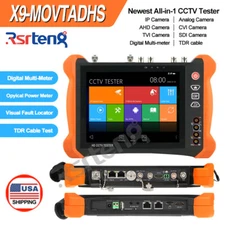 Rsrteng X9-MOVTADHS 4K 8" WIFI IP Camera Tester CCTV AHD CVI TVI SDI DMM TDR POE