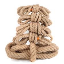 10-200ft Twisted Manila Rope Jute Rope Thick Hemp Rope Swing Hammock Burlap Rope