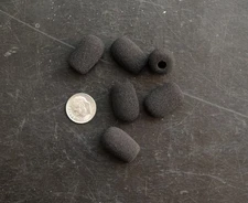 Tetra-Teknica MNWSD Mini Lapel Headset Microphone Cover Foam Windscreen 6-Pack