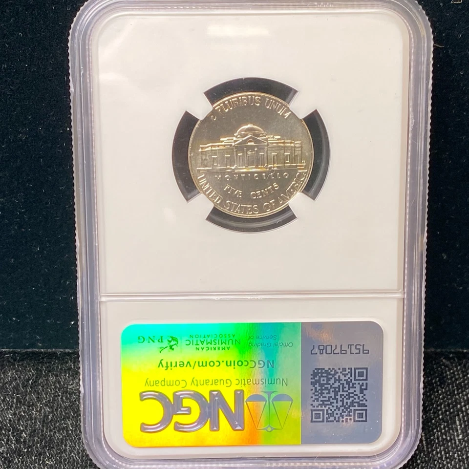 2021 D JEFFERSON NICKEL NGC MS 69 6FS (NO RESERVE) - Image 2 of 3