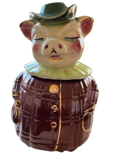 RARE Shawnee Pottery Bankhead Winnie Pig Piggy Bank Cookie Jar!