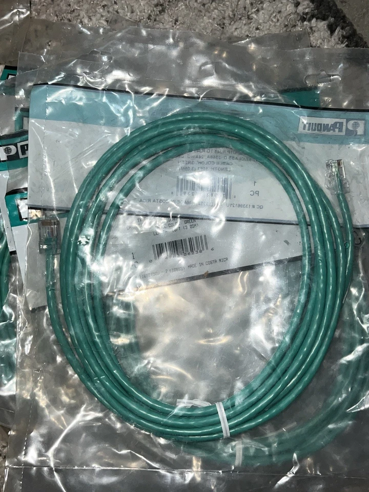 Panduit UTPCH10GRY | Copper Patch Cord, STP, Pan-Plug Modular Ethernet (10 pack) - Image 3 of 4