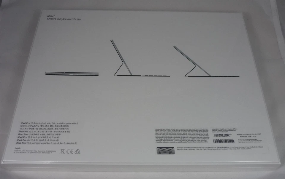 Genuine Apple iPad Pro 12.9" 3rd 4th 5th & 6th Gen Smart Keyboard Folio - Image 4 of 4