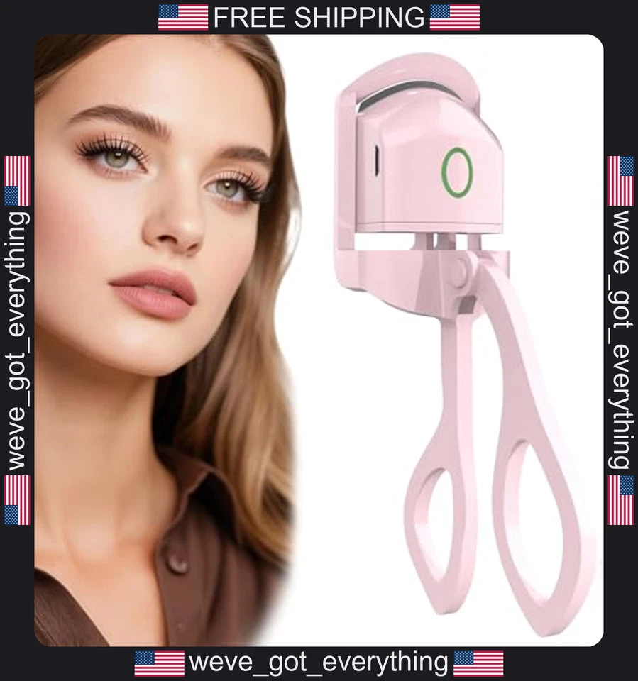 Heated Eyelash Curler with Dual Temperature Control for Natural Curls - Image 1 of 4