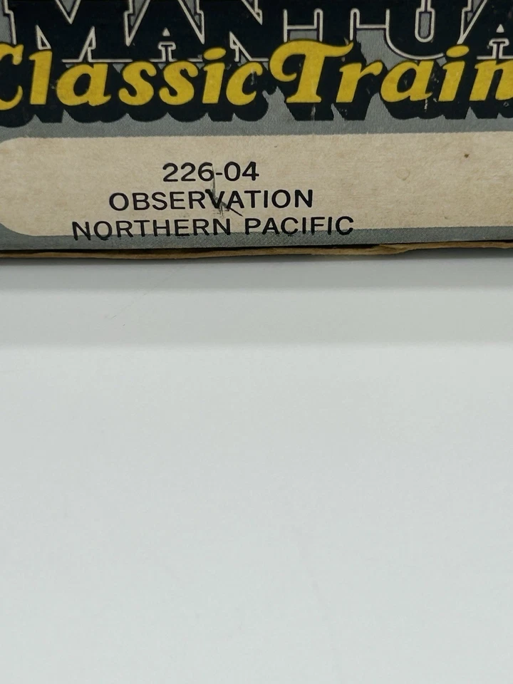 Ho Scale Mantua Classic Trains 226-04 Observation Car Northern Pacific - Image 3 of 4
