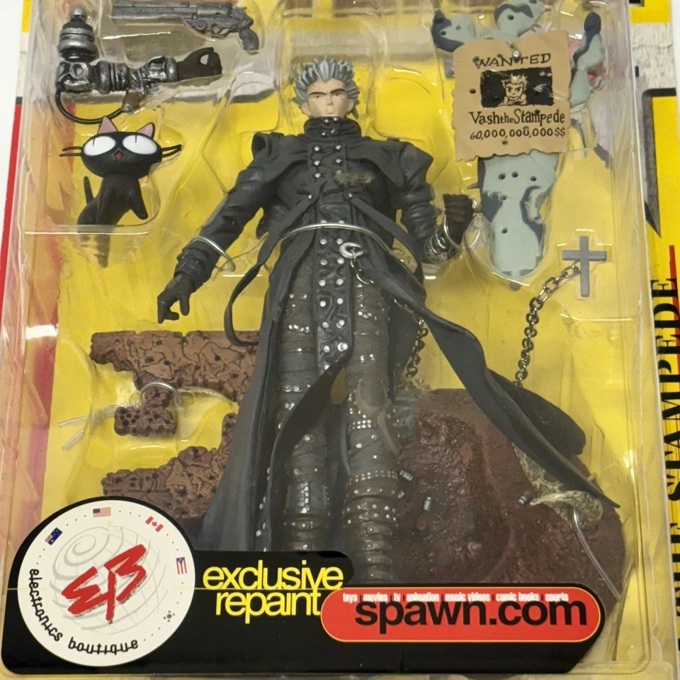 ¡NUEVO PRECINTADO! Figuras de acción EB de Vash The Stampede Repintado exclusivo de Trigun Foto 2 de 4