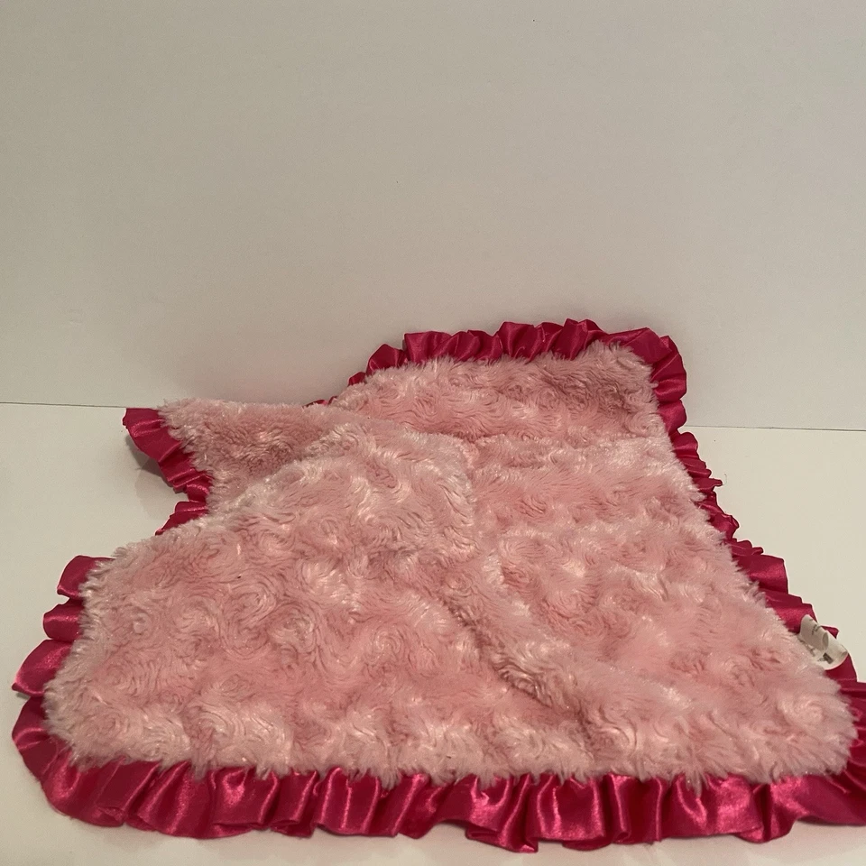 Minnie Mouse Disney Sello Lovey Itty Bittys Manta de Seguridad Rosa Volantes Juguete Foto 4 de 4