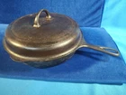 Vintage Griswold #8 704E Cast Iron Skillet Slant Logo