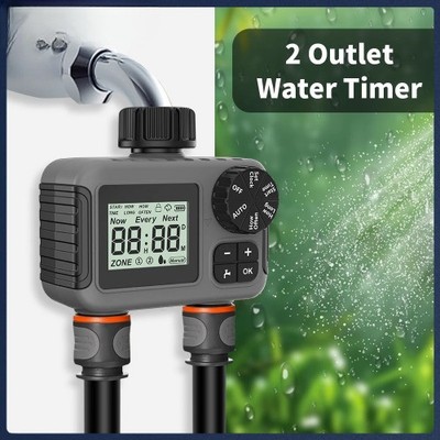  Sprinkler-Timer Mit 1/2-Auslass, Gartenbewässerungswasserventil-Controller