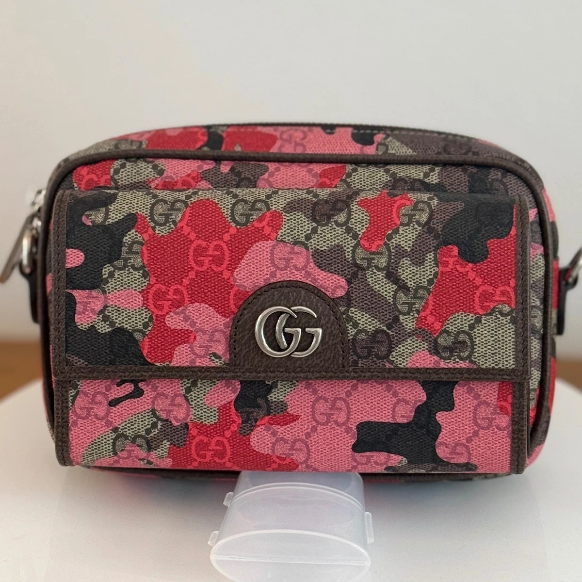 Gucci GG Supreme Small Leather Exterior Bags & Handbags for Women