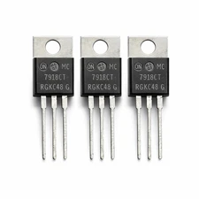 [3 Pcs] MC7918CTG Voltage Regulator LDO Negative 18V 1A To 220