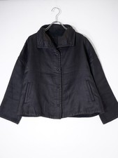 Issey Miyake HaaT Heart Reversible Jacket Stand Collar Snap Buttons Men's L