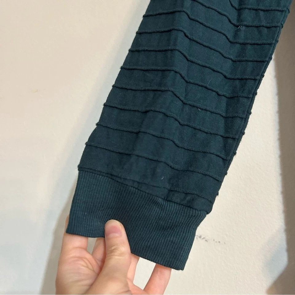 Vestido asimétrico manga larga Cynthia Ashby Win verde azulado talla pequeña Lagenlook Foto 2 de 4