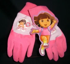 GLOVES DORA THE EXPLORER GARDEN PINK SIZE TODDLER NEW TAGS GREAT GIFT IDEA!