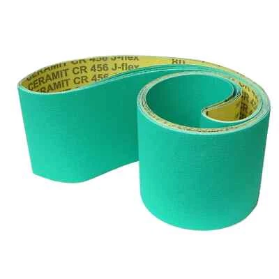 5 nastri abrasivi Hermes CERAMIT CR 456 J-flex | 150 x 2000 mm | P80 - P180