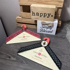 Lindsay Phillips 2 Pairs Switch Flops Interchangeable Straps Size L 9/10/11 New