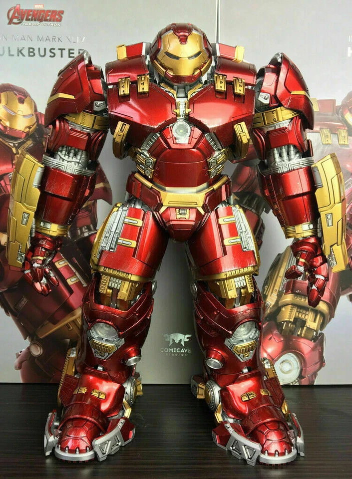 1/12 Iron Man MK44 Hulkbuster Comicave Action Figure Alloy Led Model Collectable - Image 3 of 4