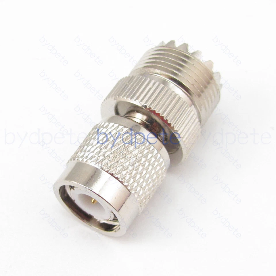 TNC male plug to UHF female jack SO-239 straight RF Connector Converter Adapter - Image 4 of 4