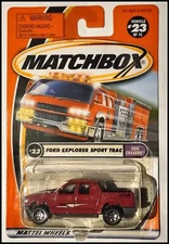 Matchbox Red Ford Explorer Sport Trac Pickup Truck #23 2000