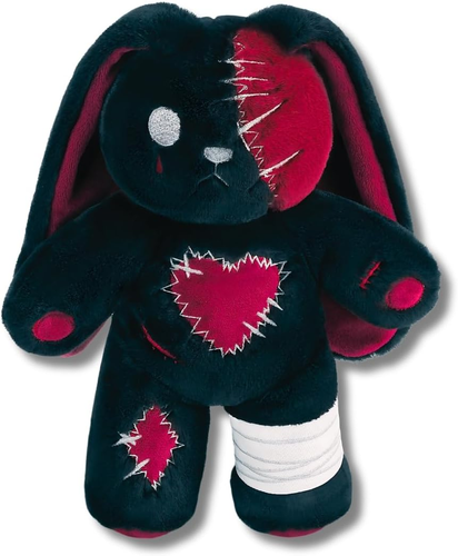 PHITECUS Scary Goth Bunny Plush-Creepy Emo Rabbit Stuffed Animal-Horror Plushie - Picture 9 of 12