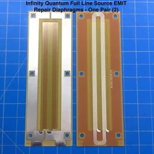 One PaIr (TWO) Infinity Quantum EMIT Tweeter Repair Parts QLS-1  QLS-2  QLS-3