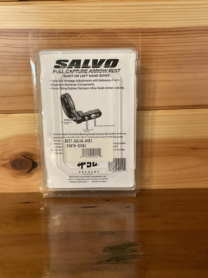 PSE Salvo Brush Containment Arrow Rest - RH/LH - Windage & Elevation Adjustments - Image 3 of 4