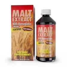 Malt Extract With Hemoglobin Nutritional Supplement 6 Fl Oz EXJUN27