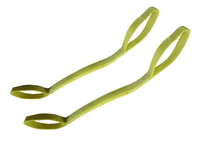 1 x 4 ft Nylon Web Lifting Sling Tow Strap 2 Ply EE2-901 Eye & Eye USA (2 Pack)