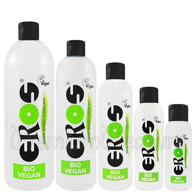 EROS Bio & Vegan lubricant Water based lube Aqua 100% Natural Neutral Germany