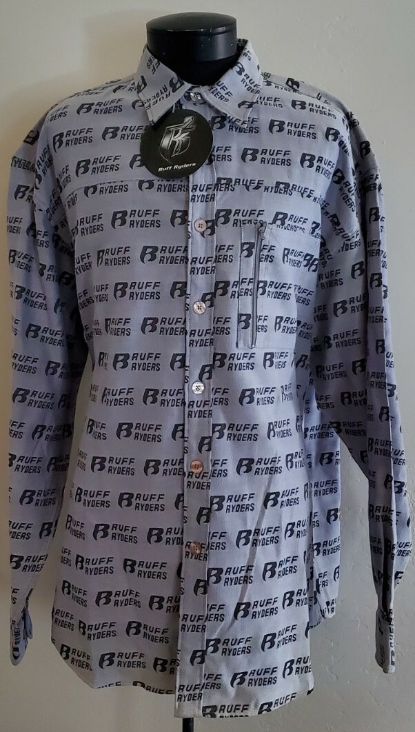 Dirty Denim Ruff Ryders シャツ Vintage DMX Ruff Ryders Dirty Denim Black Long sleeve T