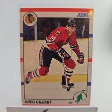 1990-91 Score - #264 Greg Gilbert Chicago Blackhawks 
