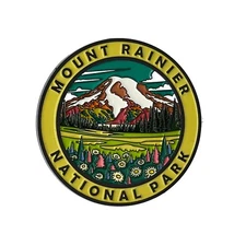 Mount Rainier National Park 3D Collectible Magnet Travel Gifts Souvenir