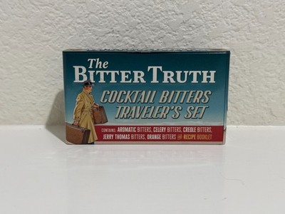 The Bitter Truth Cocktail Bitters Traveler s Set   5 Flavors Luggage Drink Kit