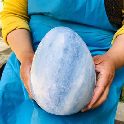 3370g  Top natural blue crystal cave quartz crystal cave mineral