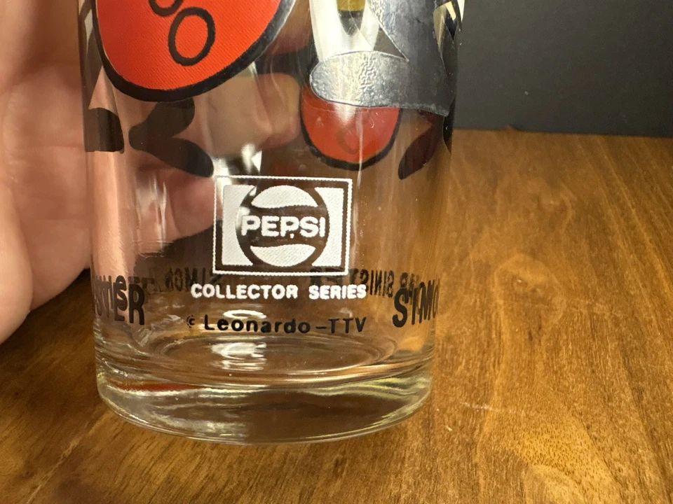Vintage Simon Bar Sinister Character Glass, 1970s Pepsi Collector Series - Image 4 of 4