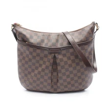 Louis Vuitton Bloomsbury GM Shoulder Bag PVC Coated Canvas Leather Damier Ebene