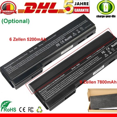 6/9 Zellen AKKU Für HP ProBook 6360b 6560b 6570b EliteBook 8460p 8470p 8560p NEU