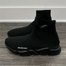 Balenciaga Speed Trainer High Black for sale | eBay
